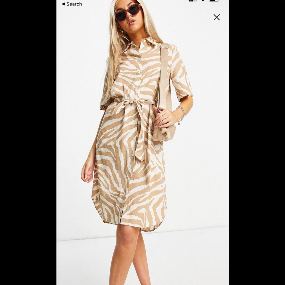 ASOS Tiger Neutral Dress